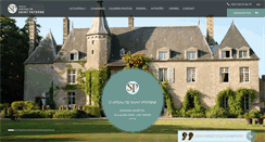 Desktop Screenshot of chateau-saintpaterne.com