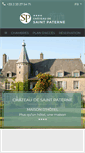 Mobile Screenshot of chateau-saintpaterne.com